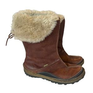 Merrill Brown Leather Oslo Waterproof Winter Boots Women’s Size 6.5